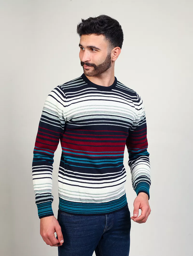 Pull Homme Rayé